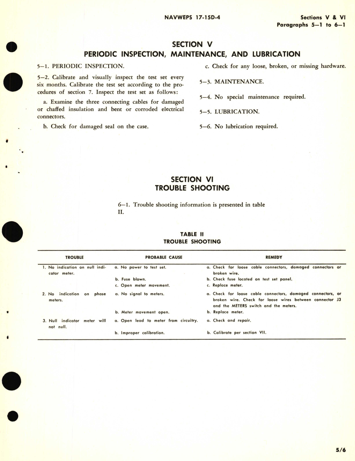 Sample page 9 from AirCorps Library document: Operation and Service Instructions with Illustrated Parts Breakdown for RPM & Phase Indicator Test Set GS3940