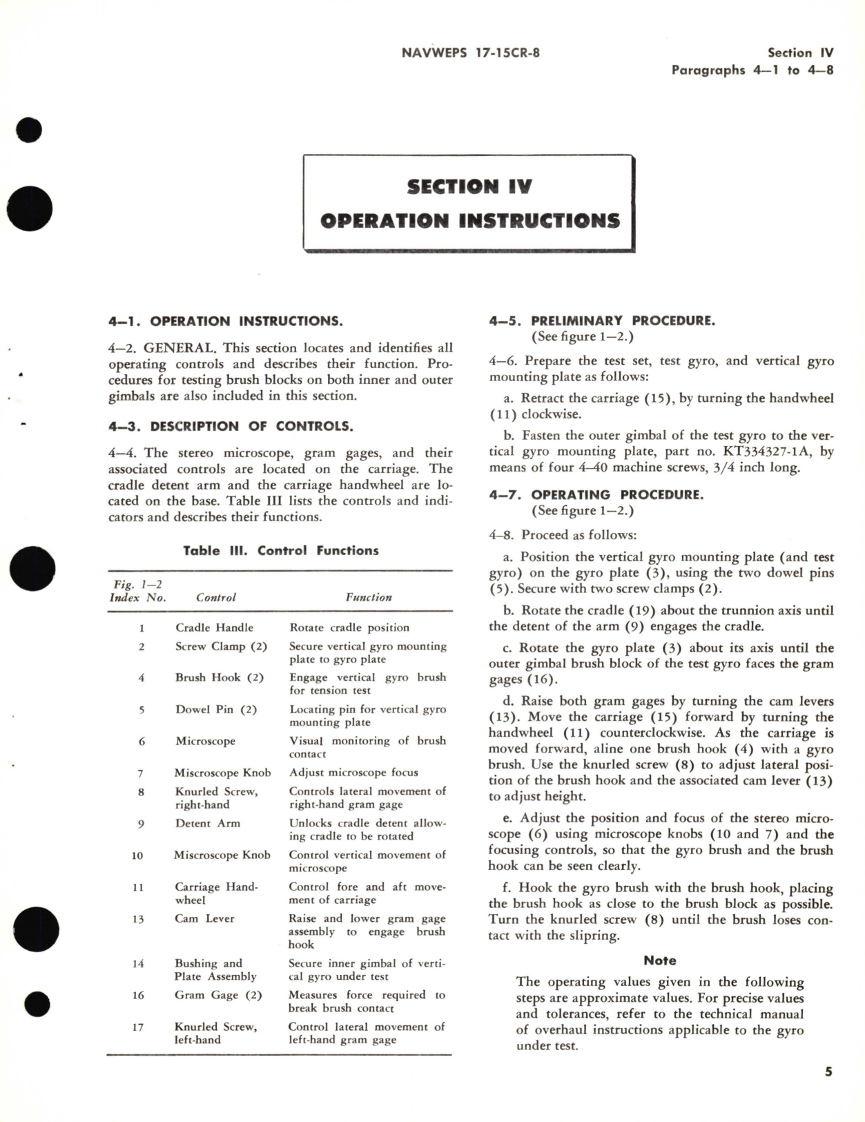 Sample page 9 from AirCorps Library document: Operation and Service Instructions with Illustrated Parts Breakdown for Brush Tension Test Set Part No. KT431381-1A 