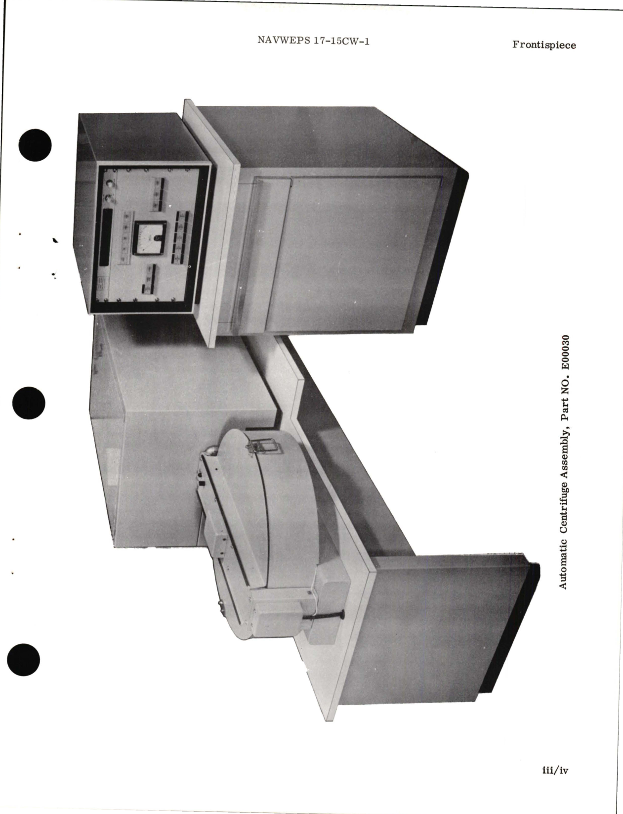 Sample page 5 from AirCorps Library document: Operation and Service Instructions for Automatic Centrifuge Part No. E00030 