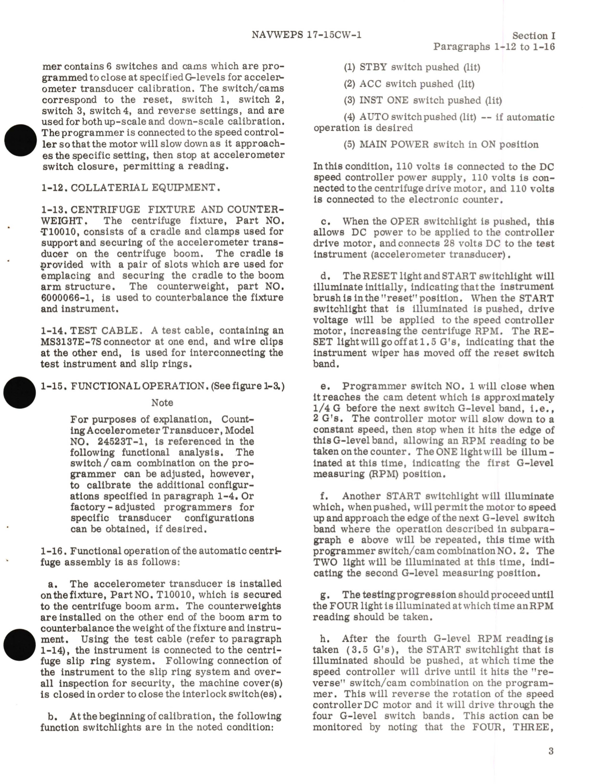 Sample page 9 from AirCorps Library document: Operation and Service Instructions for Automatic Centrifuge Part No. E00030 