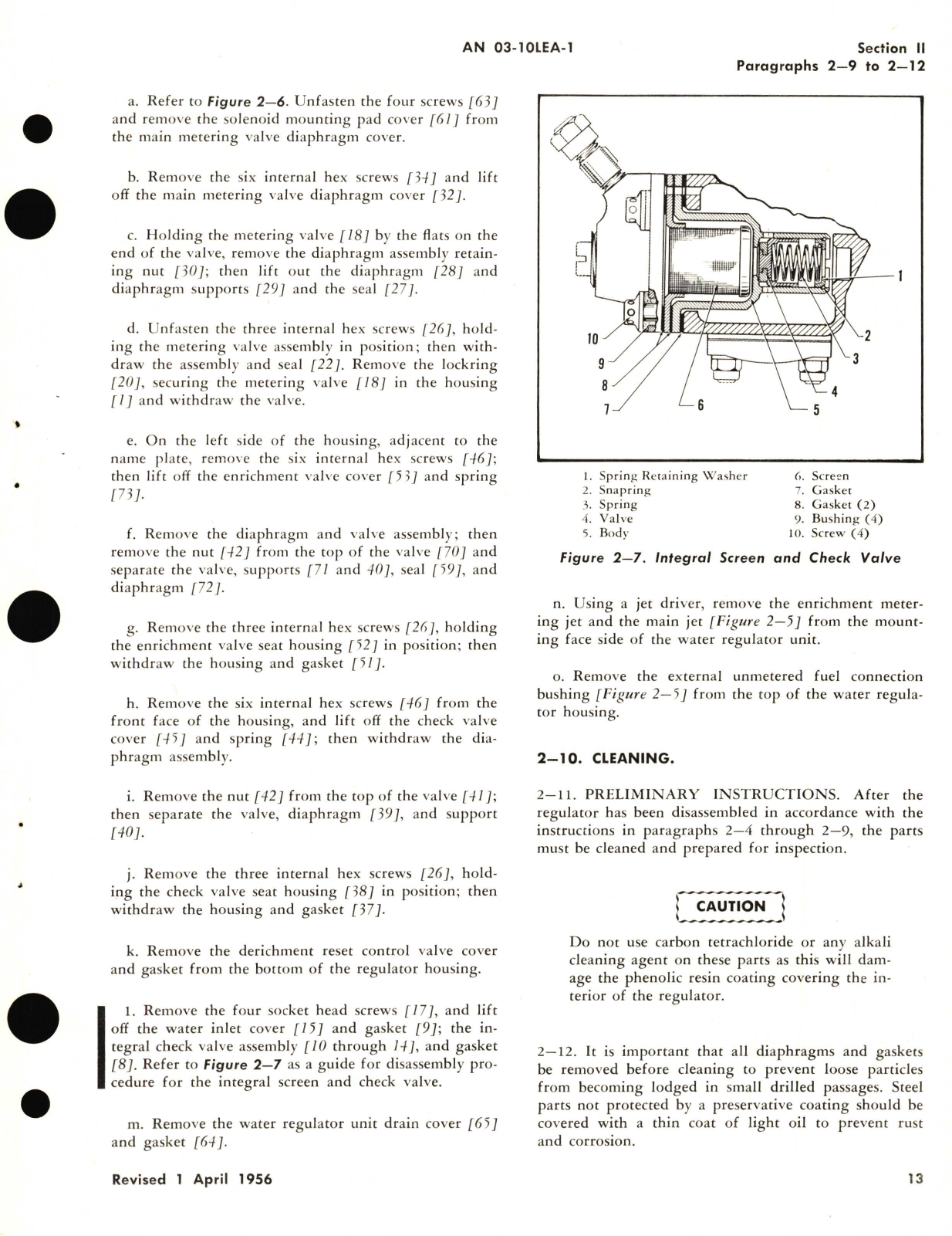 Sample page 5 from AirCorps Library document: Overhaul Instructions for Water Regulators Models 101796, 104384, 169478, 169479, 169953, 169954, 190255, 222552, 229300