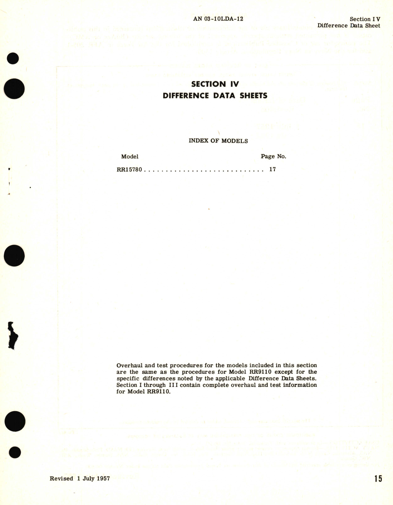 Sample page 3 from AirCorps Library document: Overhaul Instructions for Portable Bilge & Refueling Unit Models RR-9110, RR-15780