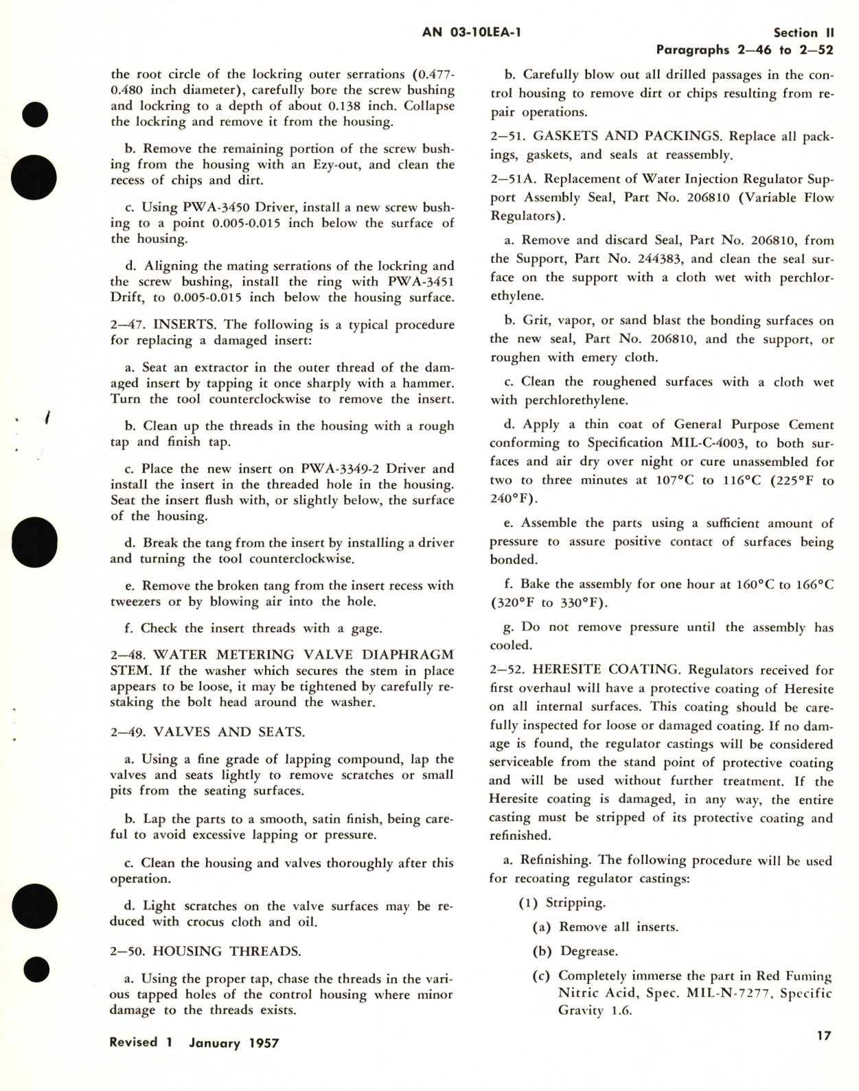 Sample page 3 from AirCorps Library document: Overhaul Instructions for Water Regulator Models 101796, 104384, 169478, 169479, 169953, 169954, 190255, 222552, 229300