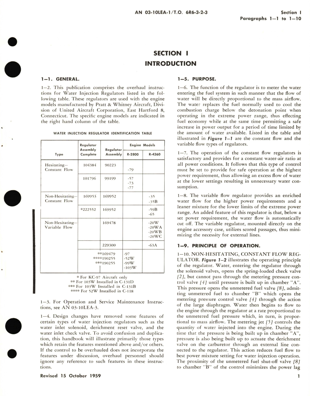 Sample page 3 from AirCorps Library document: Overhaul Instructions for Water Regulators Models 101796, 104384, 169478, 169479, 169953, 229300, 190255, 222552