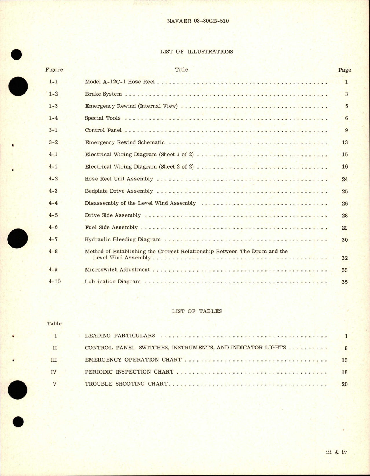 Sample page 5 from AirCorps Library document: Operation and Maintenance Instructions for Automatic Hose Reel Assembly - Models A-12C, A-12A-2, and A-12C-1