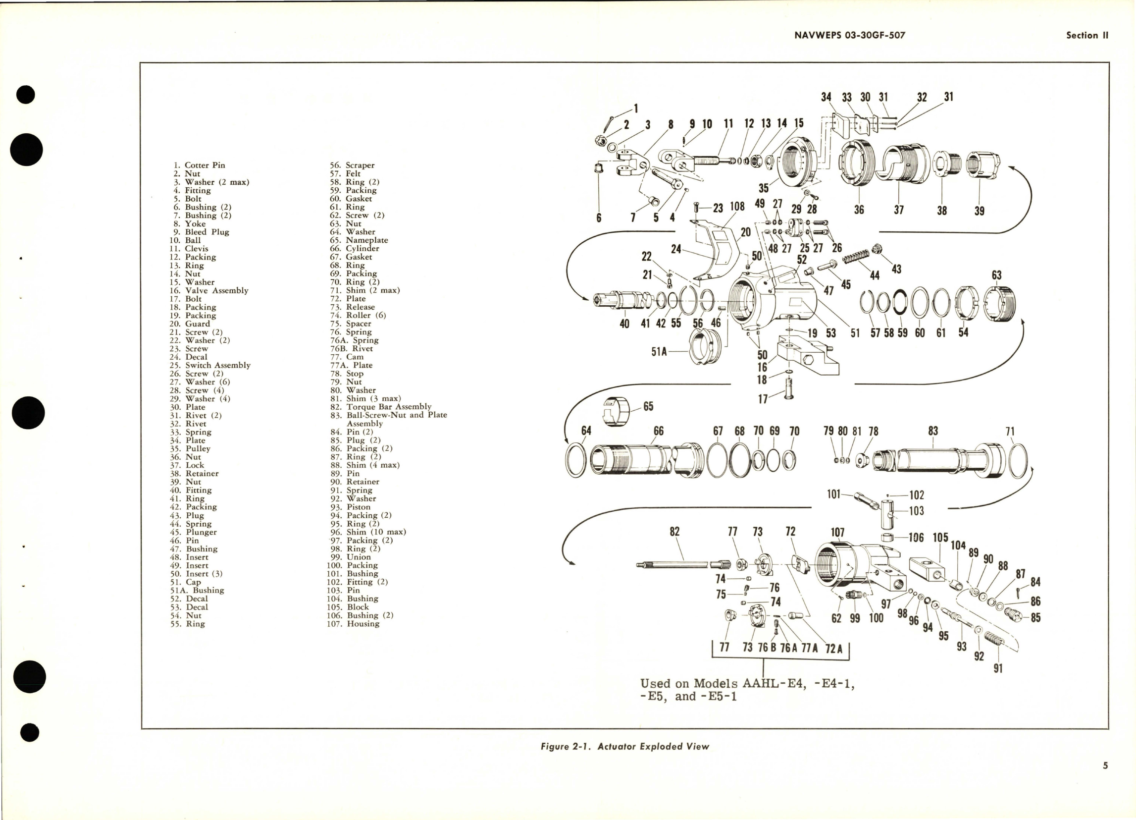 Sample page 9 from AirCorps Library document: Overhaul Instructions for Actuators 