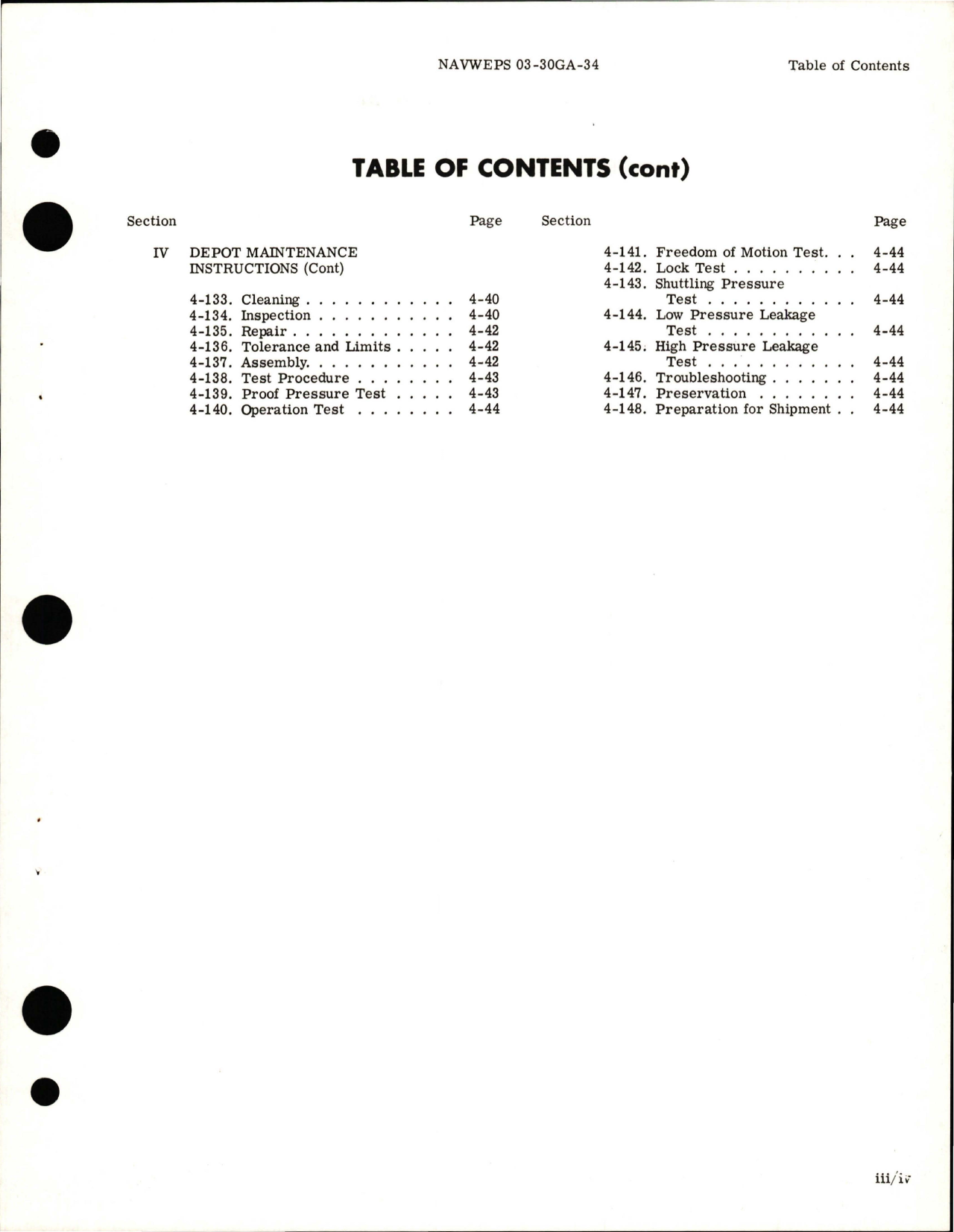 Sample page 5 from AirCorps Library document: Depot Maintenance for Nose Gear Actuating and Down Lock Cylinder, Cargo Center Door and Door Lock Actuator, Arresting Hook Accumulator - Lift Actuator - Dashpot and Truss, Tail Skid Lift Actuator