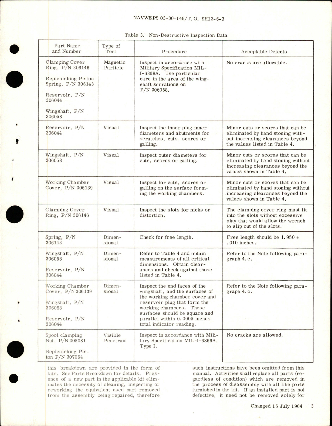 Sample page 5 from AirCorps Library document: Overhaul Instructions with Parts Breakdown for Rudder Flutter Damper - Part 305670-1 