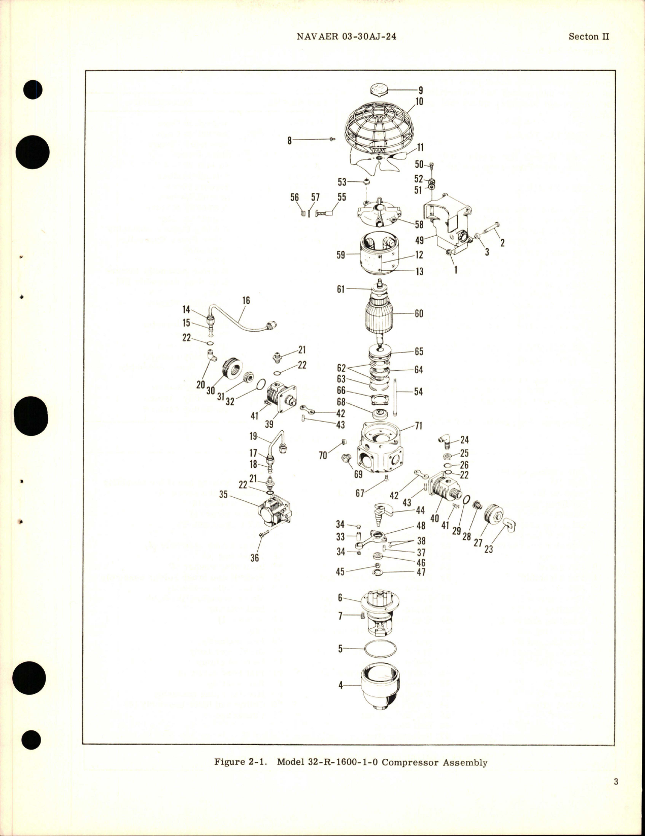 Sample page 7 from AirCorps Library document: Overhaul Instructions for Compressor Assembly - Model 32-R-1600-1-0