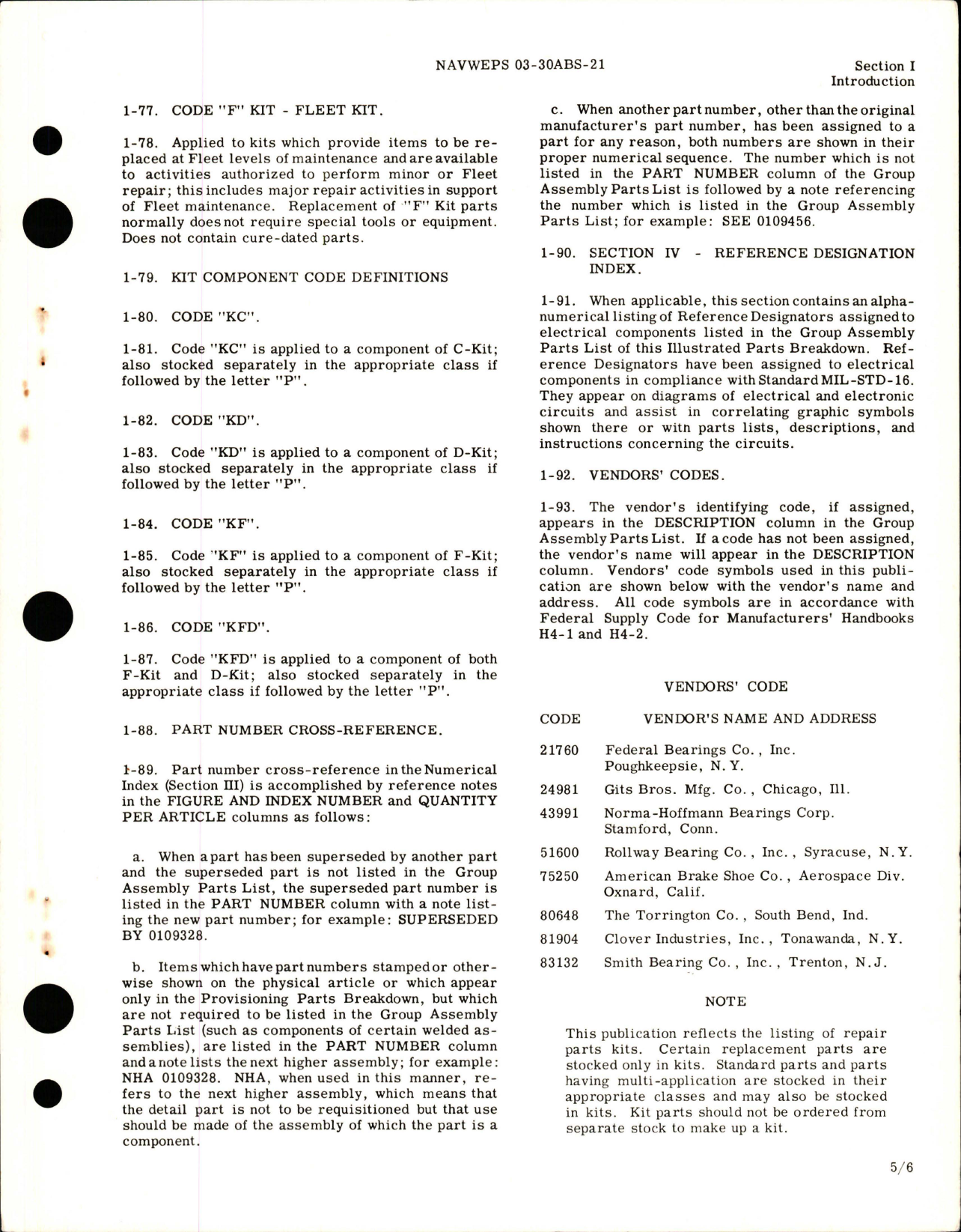 Sample page 7 from AirCorps Library document: Illustrated Parts Breakdown for Variable Displacement Hydraulic Pump - Part 51058 - Model AP6V-S2A