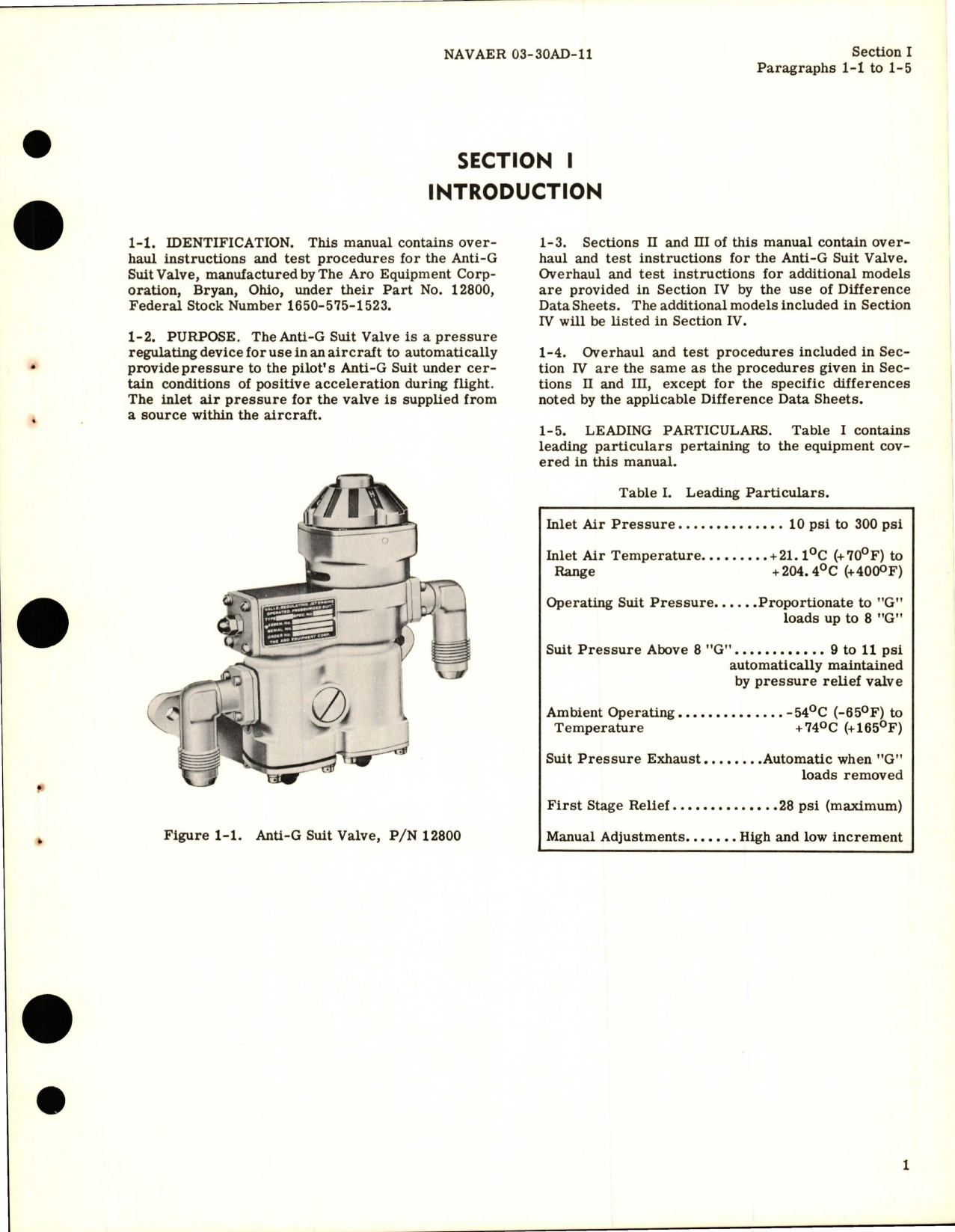 Sample page 5 from AirCorps Library document: Overhaul Instructions for Anti-G Suit Valve - Part 12800 
