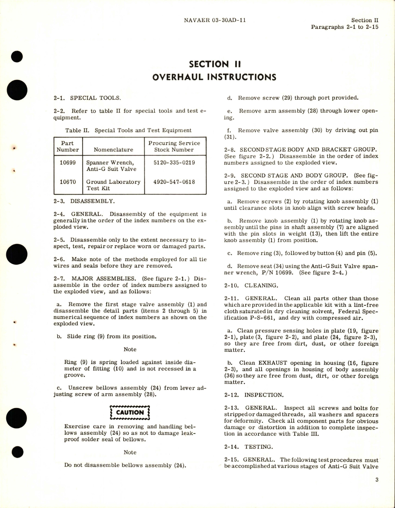 Sample page 7 from AirCorps Library document: Overhaul Instructions for Anti-G Suit Valve - Part 12800 