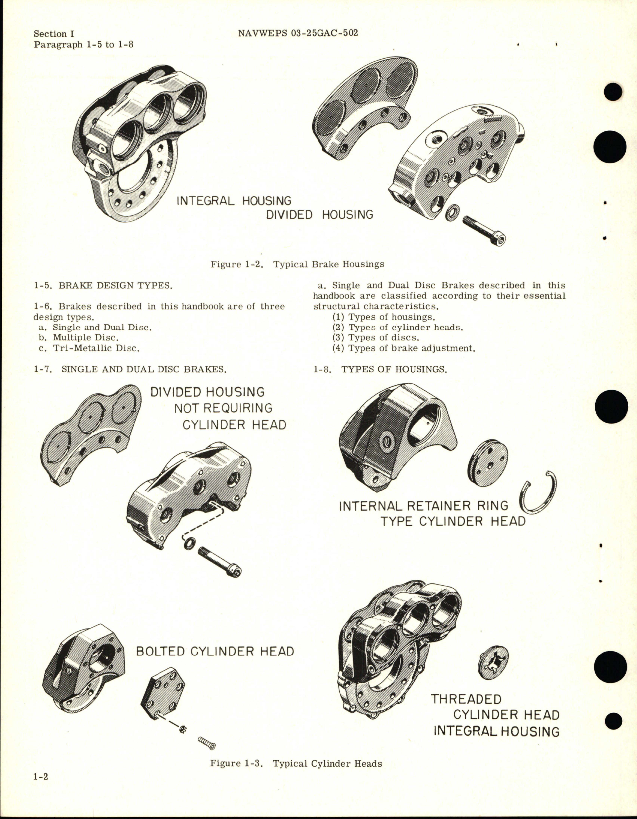 Sample page 6 from AirCorps Library document: Operation and Service Instructions for Disc Brakes