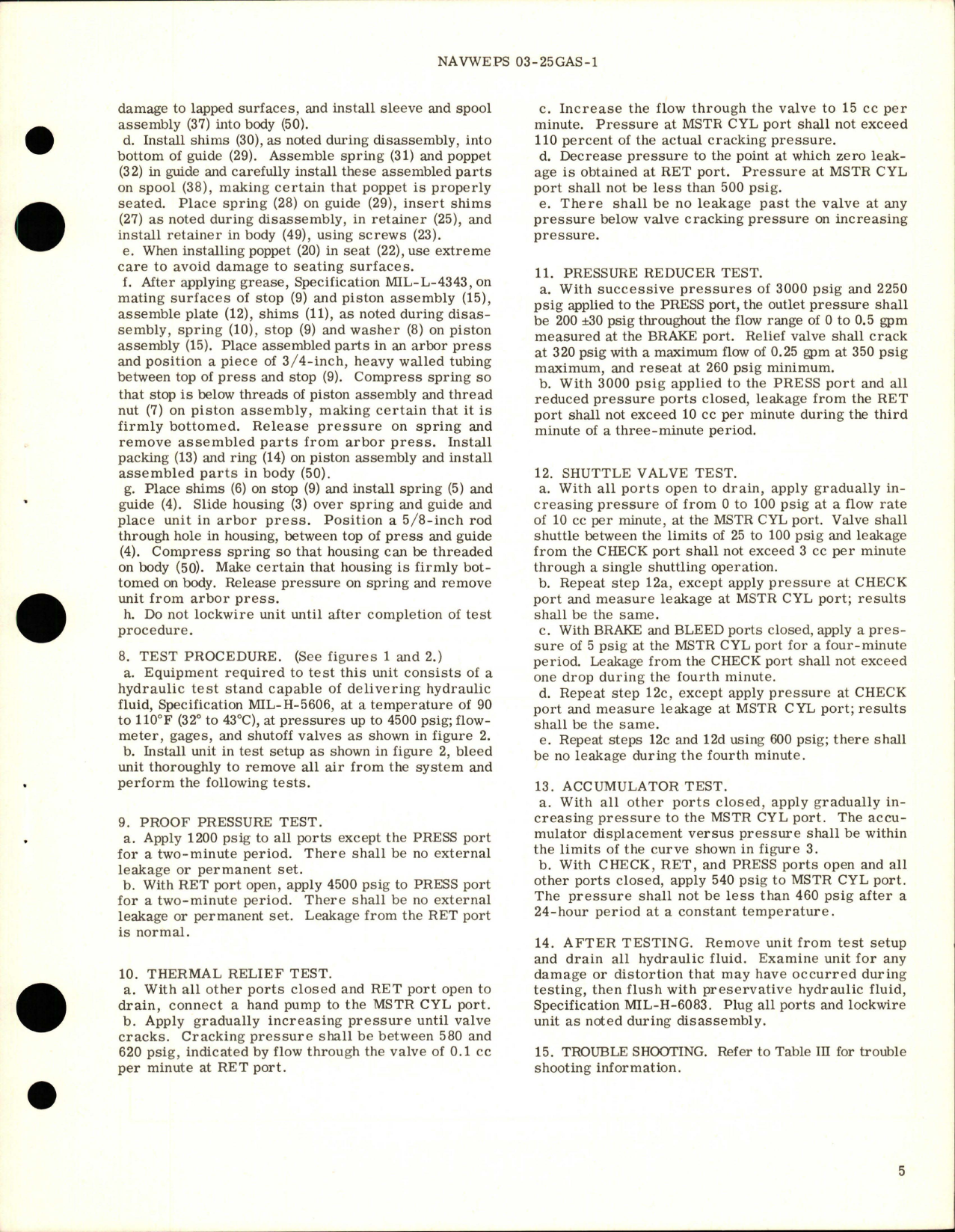 Sample page 7 from AirCorps Library document: Overhaul Instructions with Illustrated Parts Breakdown for Hydraulic Rotor Brake System Manifold Assembly - Part 13950 and 13950-1