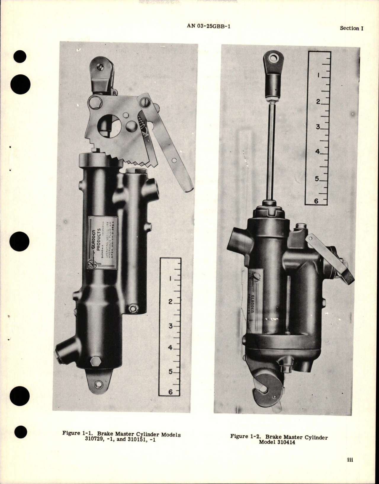 Sample page 5 from AirCorps Library document: Overhaul Instructions for Master Brake Cylinders and Parking Lock