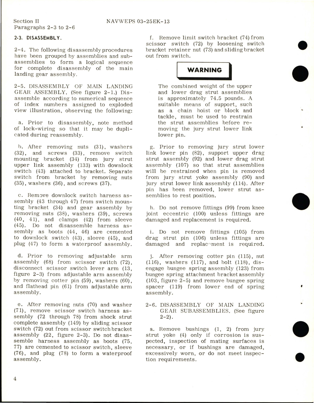 Sample page 8 from AirCorps Library document: Overhaul Instructions for Main Landing Gear Assembly - Part 901027-5