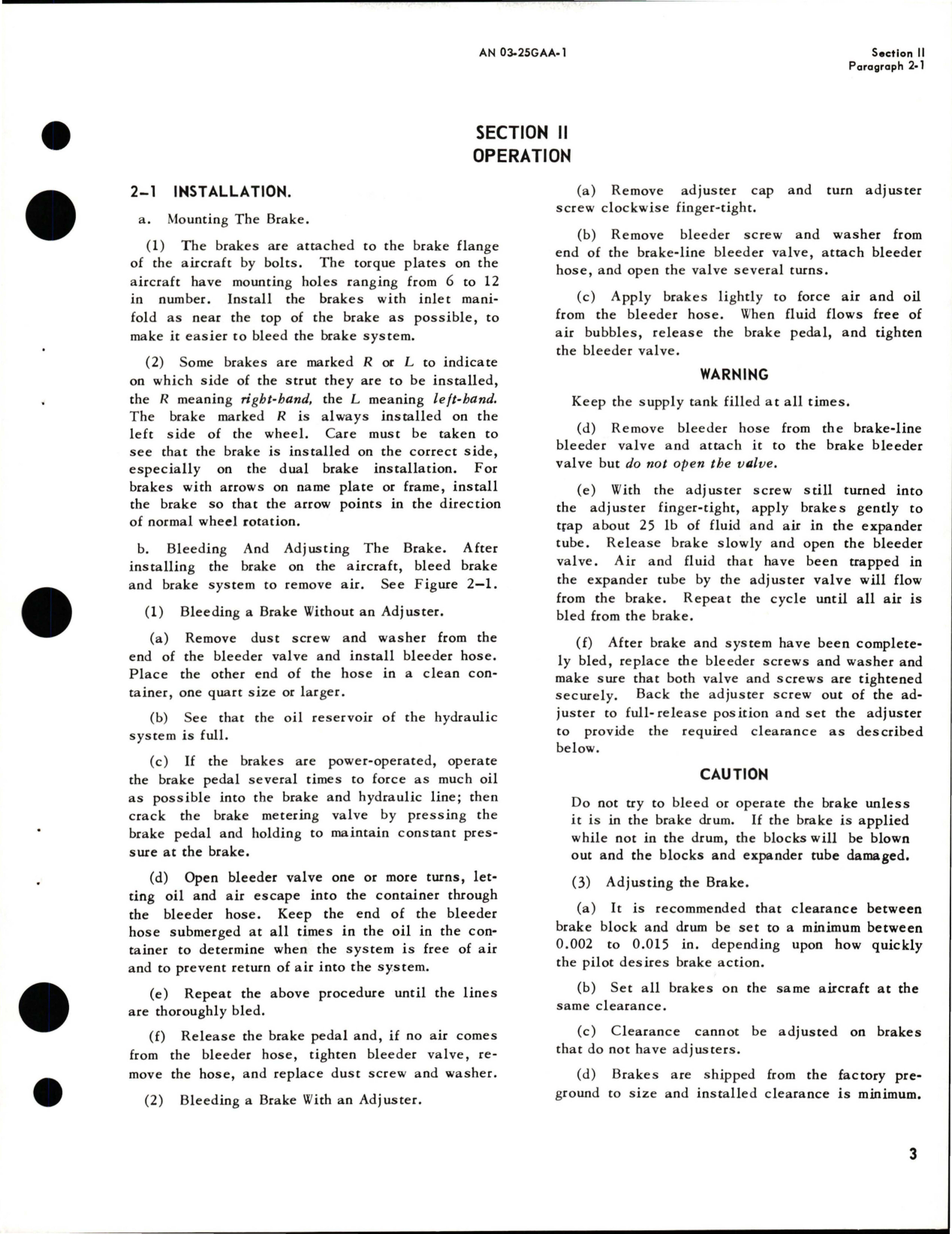 Sample page 7 from AirCorps Library document: Operation, Service and Overhaul Instructions with Illustrated Parts Breakdown for Expander Tube Brakes 