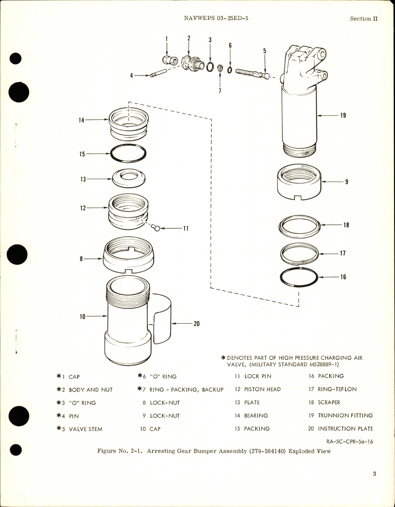Sample page 5 from AirCorps Library document: Overhaul Instructions for Arresting Gear Bumper Assembly - Part 279-564140