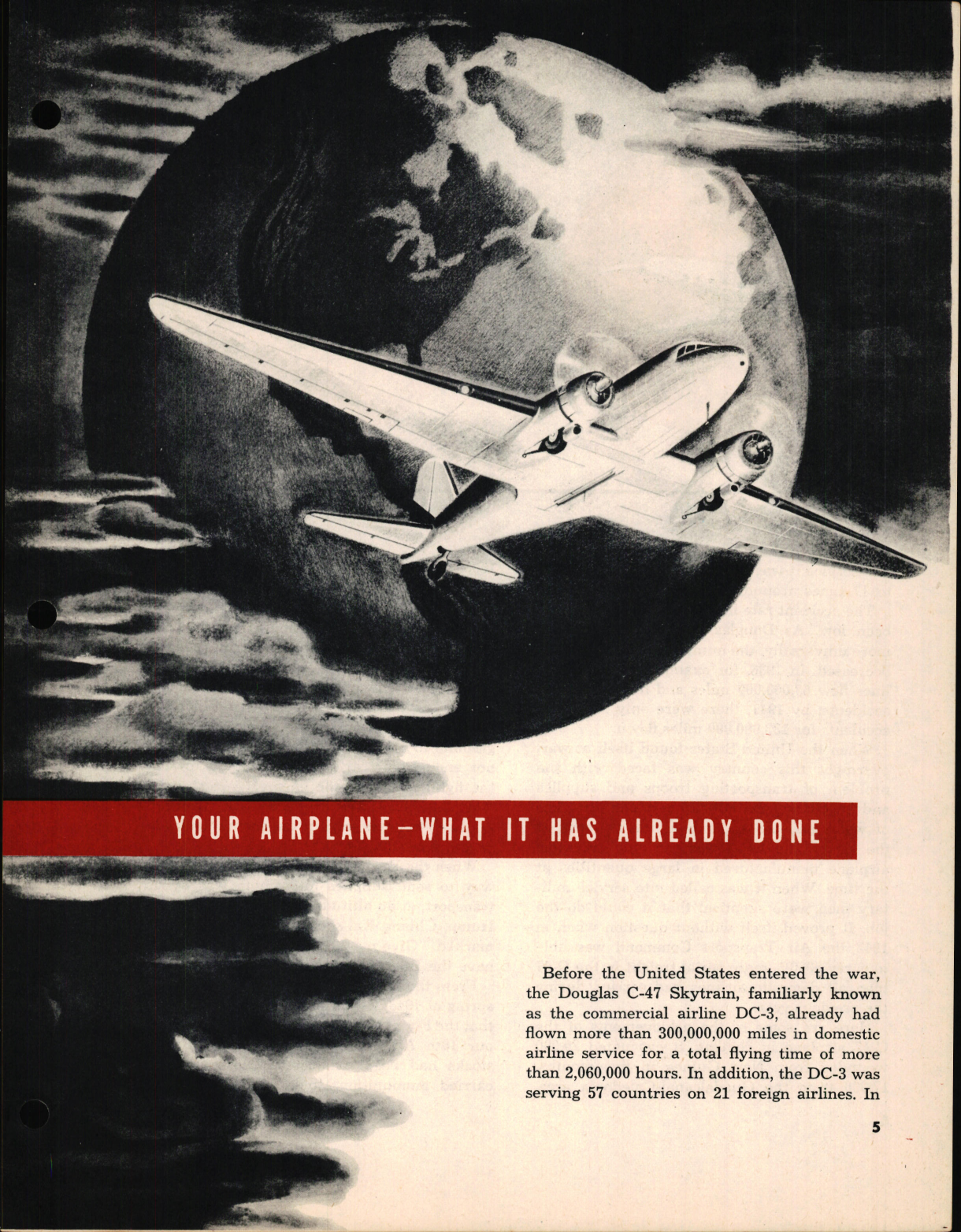 Sample page 7 from AirCorps Library document: Pilot Training Manual for the C-47 Skytrain