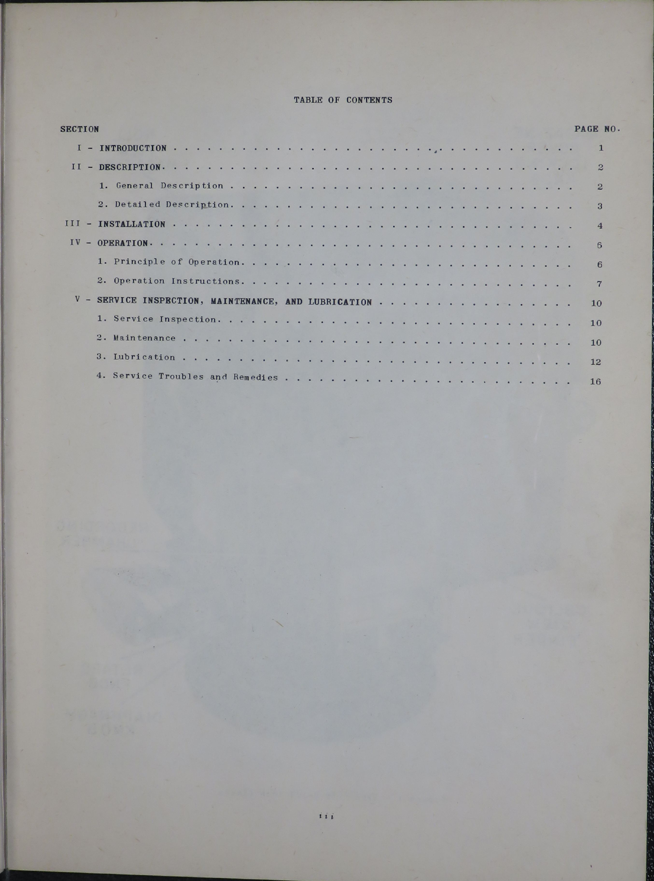 Sample page 5 from AirCorps Library document: Handbook of Instructions for the Fairchild F-56 Aircraft Camera