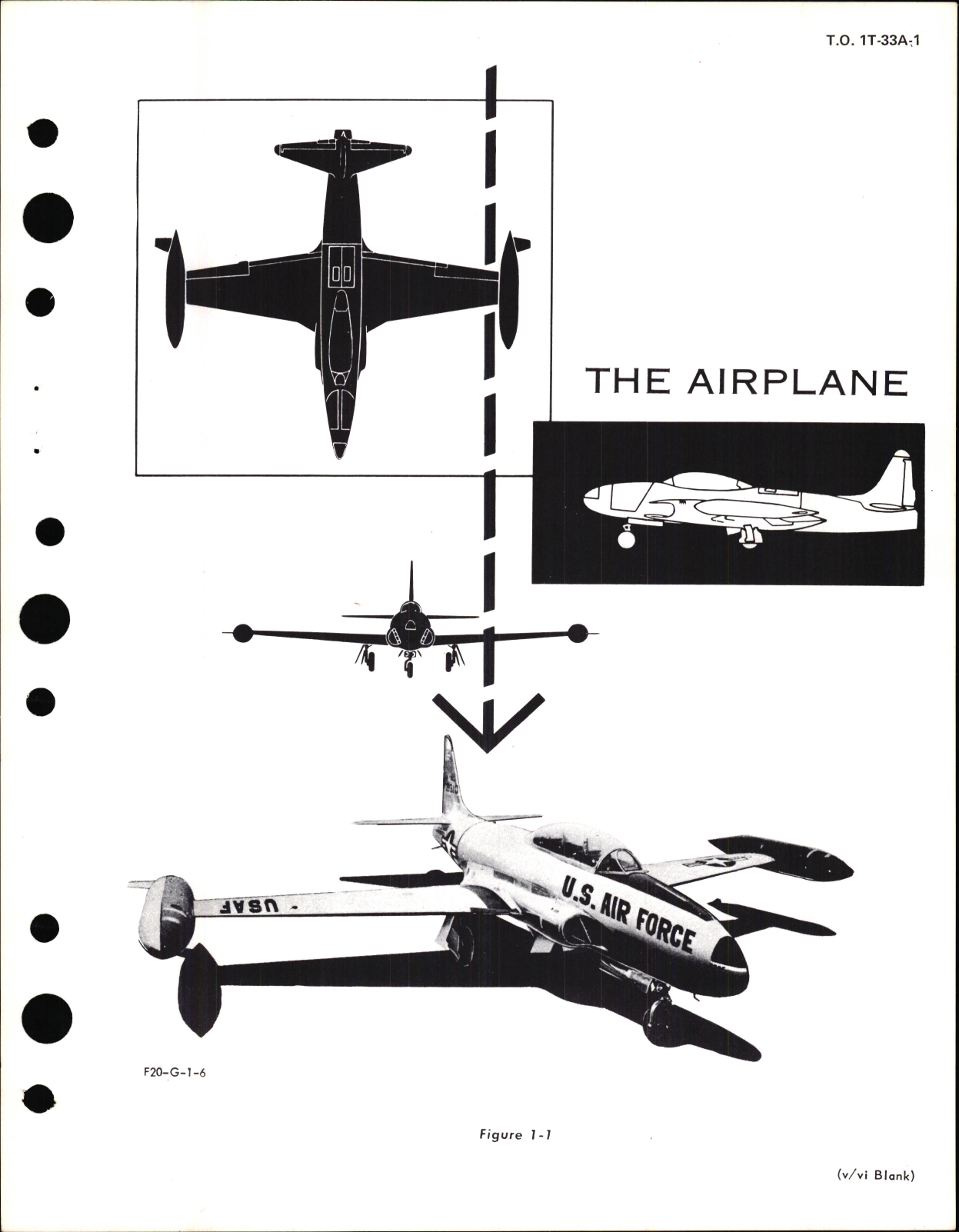 Sample page 9 from AirCorps Library document: Flight Handbook for T-33A