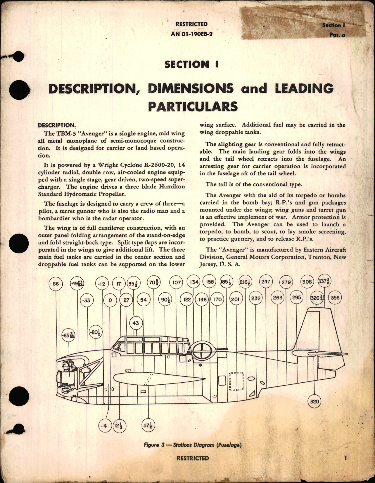 Sample page 5 from AirCorps Library document: Erection & Maintenance for TBM-3 Aircraft