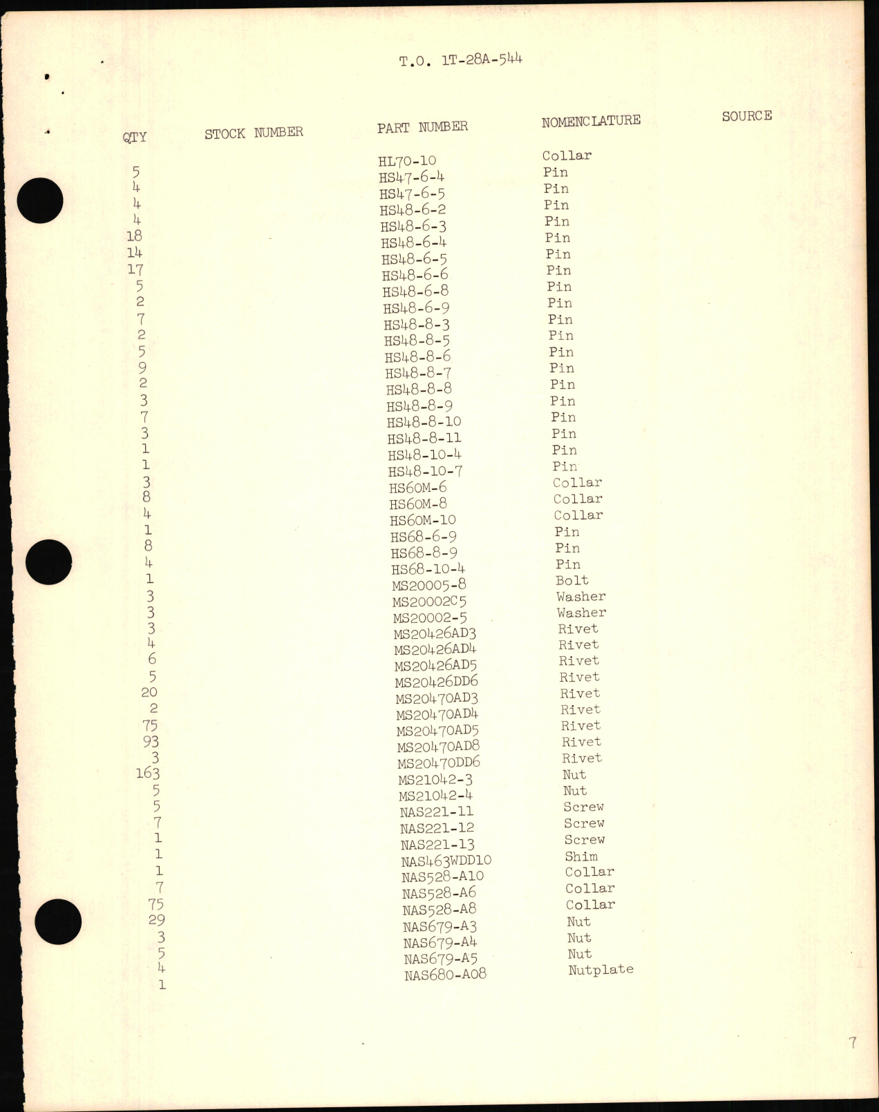 Sample page 7 from AirCorps Library document: Modification of T-28A to T-28D, Incorporating R1820-56S Engine and Increased Armament Capability