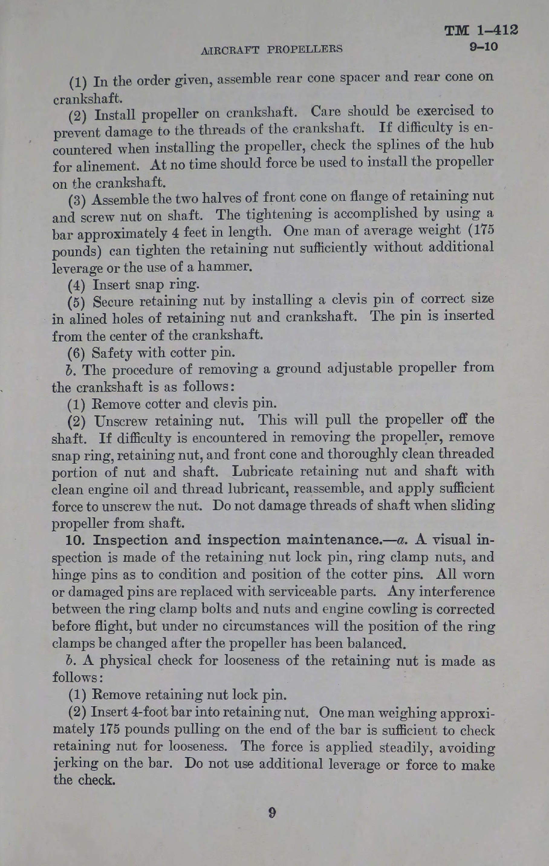 Sample page 9 from AirCorps Library document: Aircraft Propellers