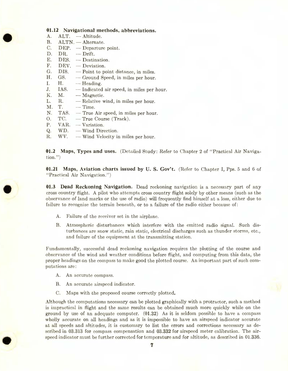 Sample page 5 from AirCorps Library document: Civilian Pilot Training - Cross Country Flight Course