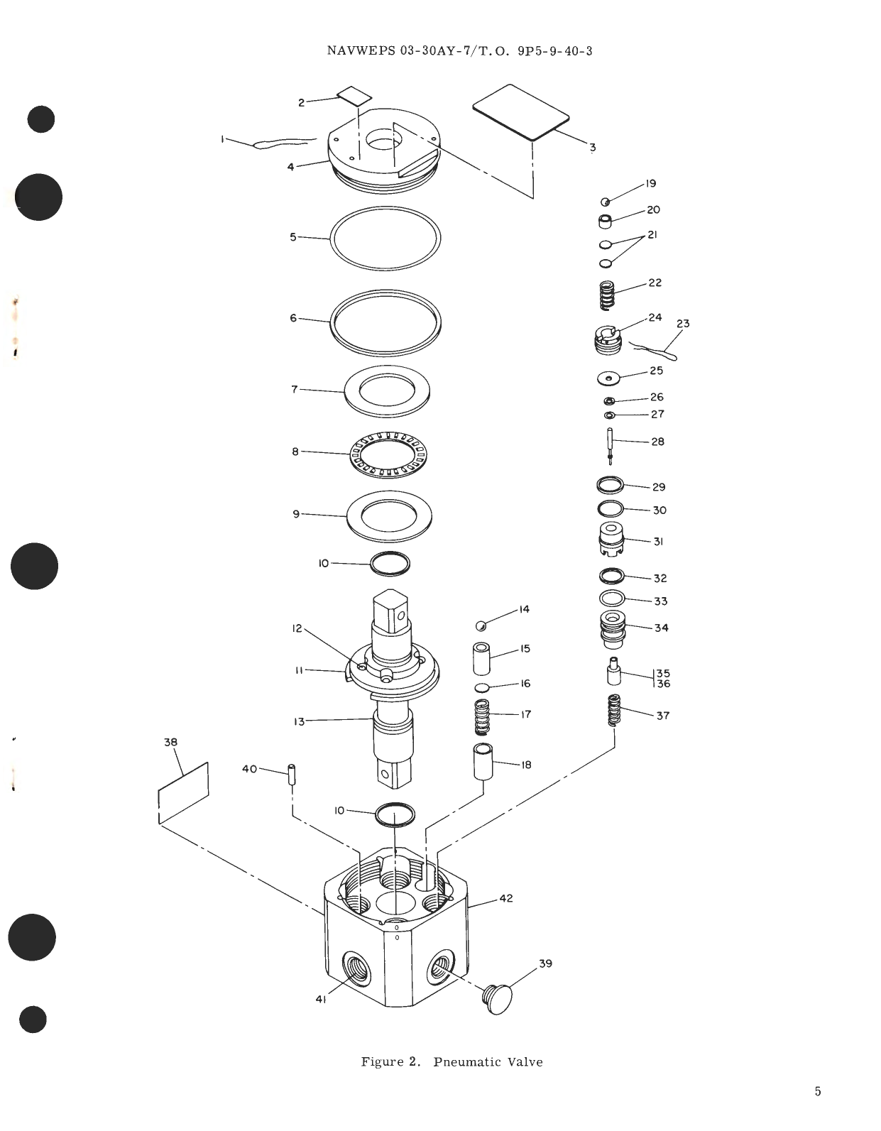 Sample page 5 from AirCorps Library document: Overhaul Instructions with Parts Breakdown Pneumatic Selector Valve, 4-Way Part No. 892500, 892713 