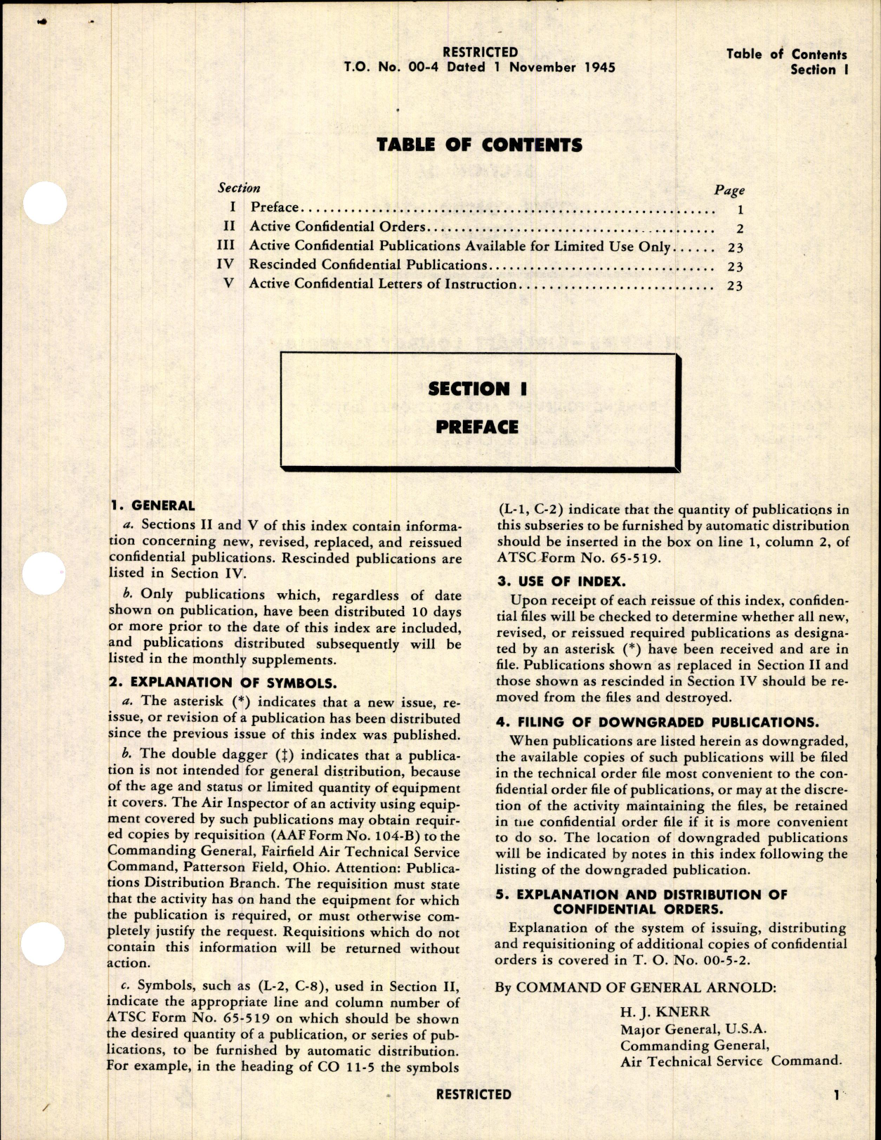 Sample page 3 from AirCorps Library document: Numerical Index of Confidential Publications