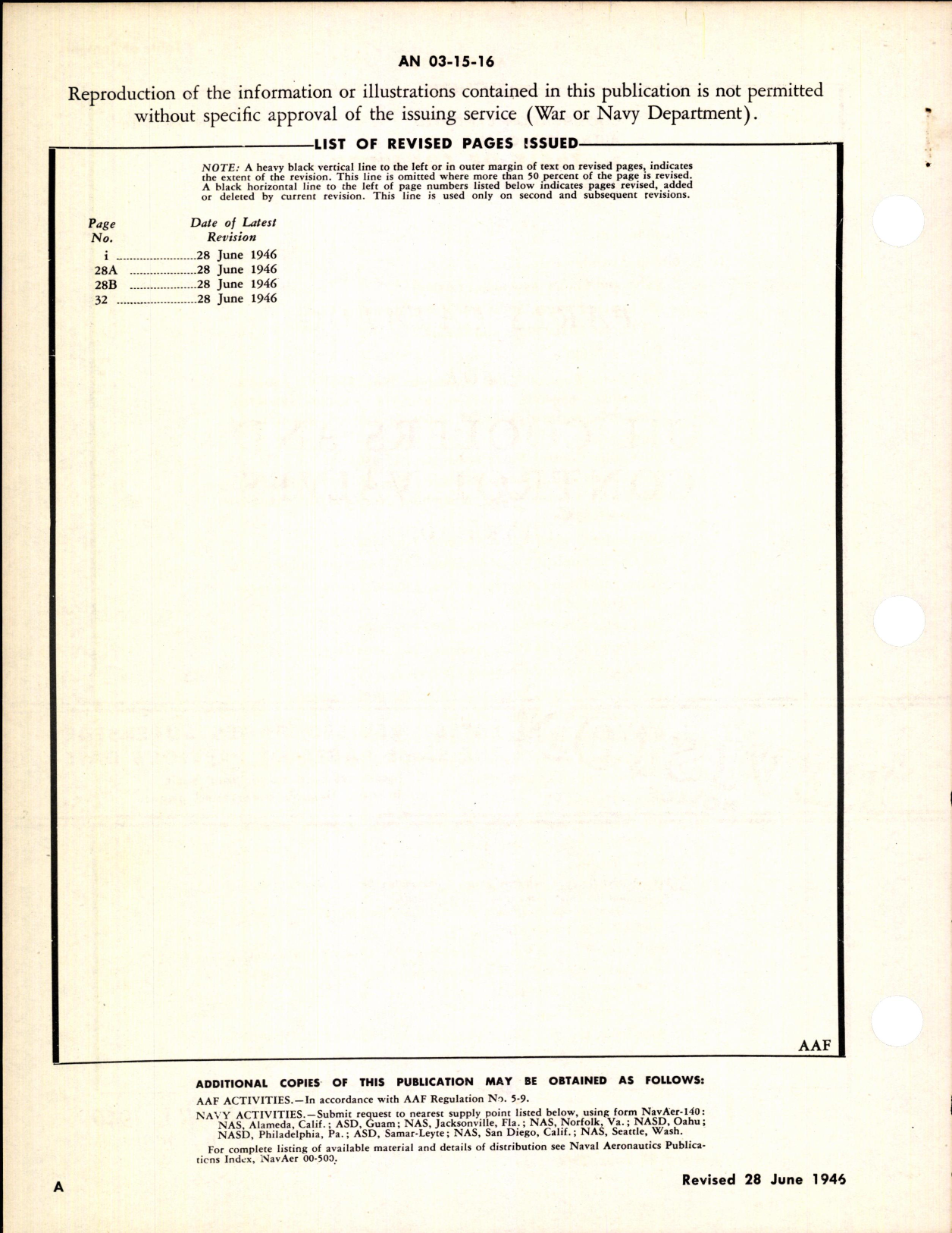 Sample page 2 from AirCorps Library document: Parts Catalog for Oil Coolers and Control Valves