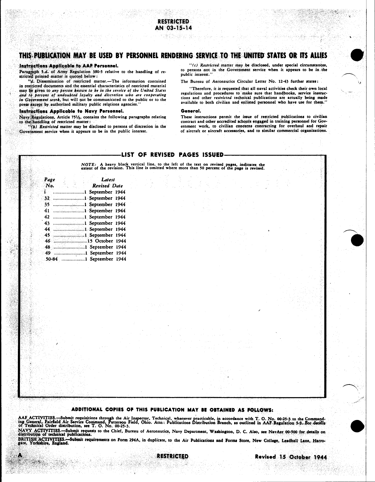 Sample page 2 from AirCorps Library document: Oil Coolers & Control Vales - Instructions w/Parts Catalog