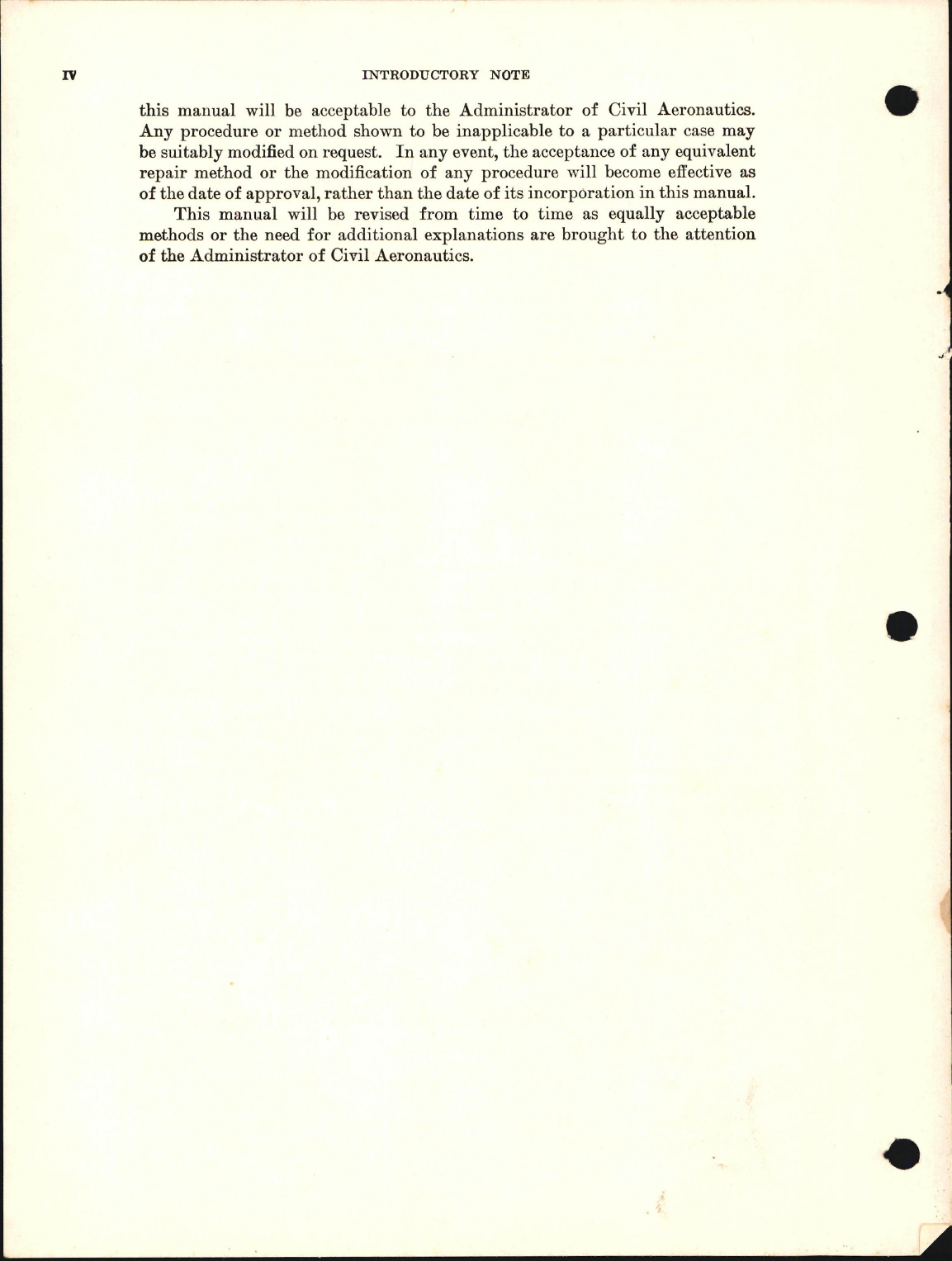 Sample page 6 from AirCorps Library document: Maintenance, Repair, and Alteration of Airframes, Powerplants, Propellers, and Appliances