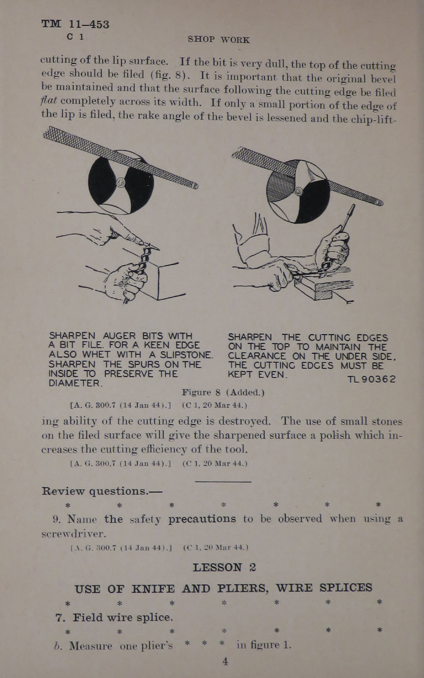 Sample page 6 from AirCorps Library document: Shop Work - Technical Manual