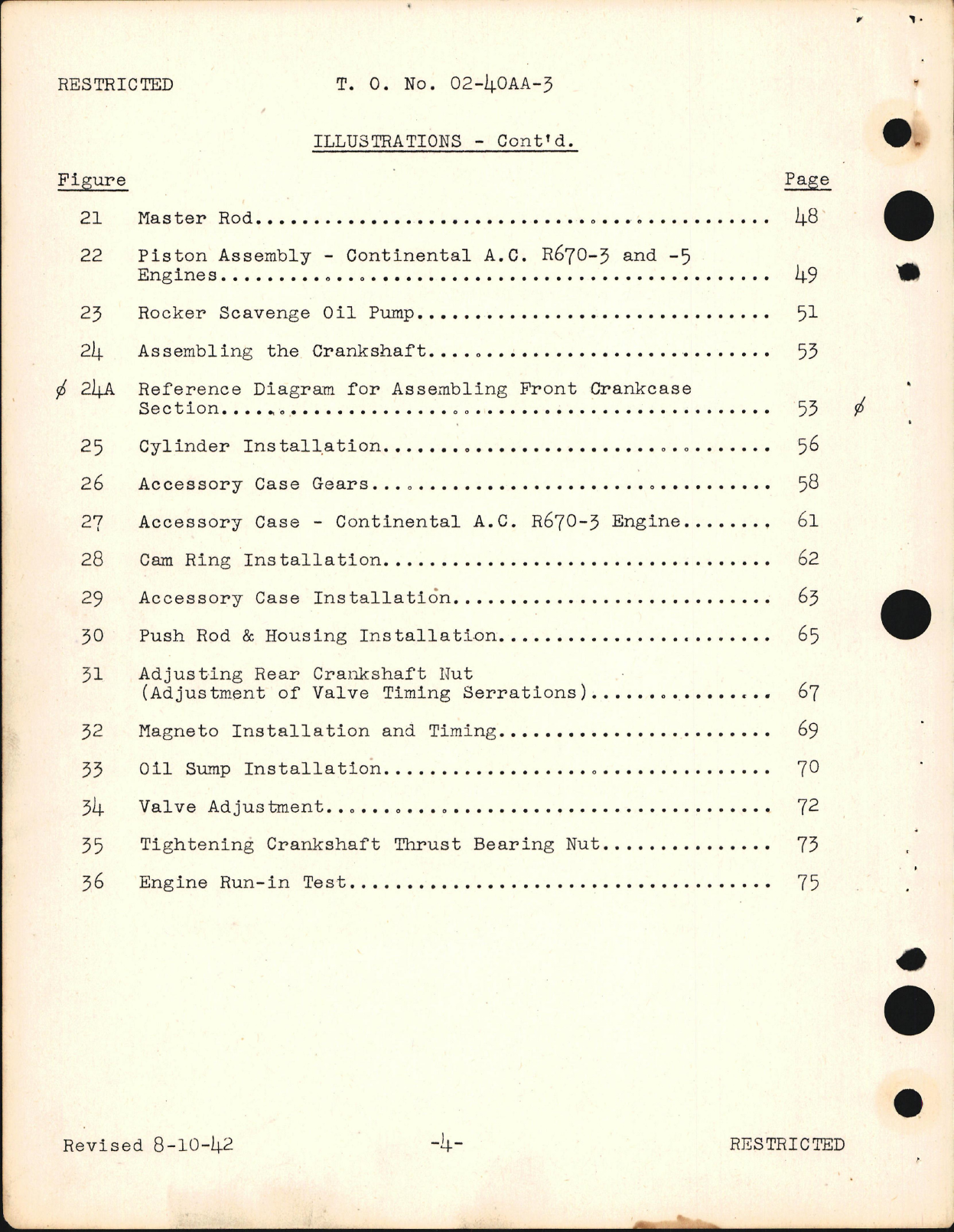 Sample page 6 from AirCorps Library document: Overhaul Instructions for R-670-3, R670-4, and R670-5 Engines