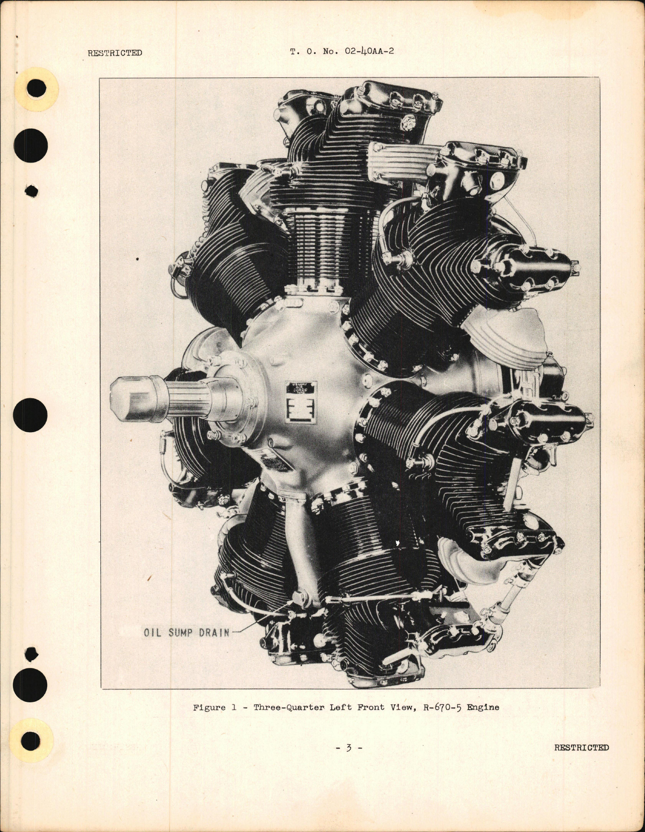 Sample page 5 from AirCorps Library document: Service Instructions for R-670-3, R-670-4, and R-670-5 Engines