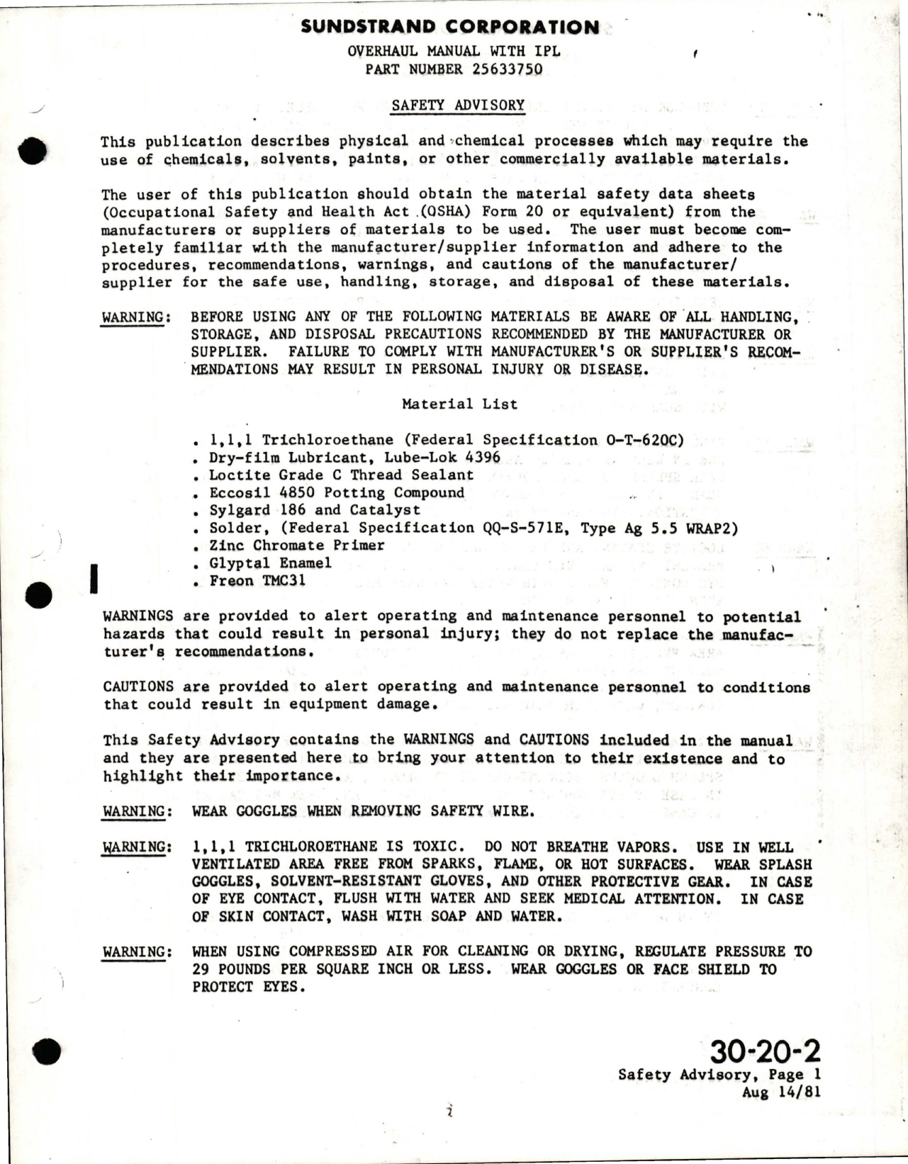Sample page 5 from AirCorps Library document: Overhaul Manual for Air Valve