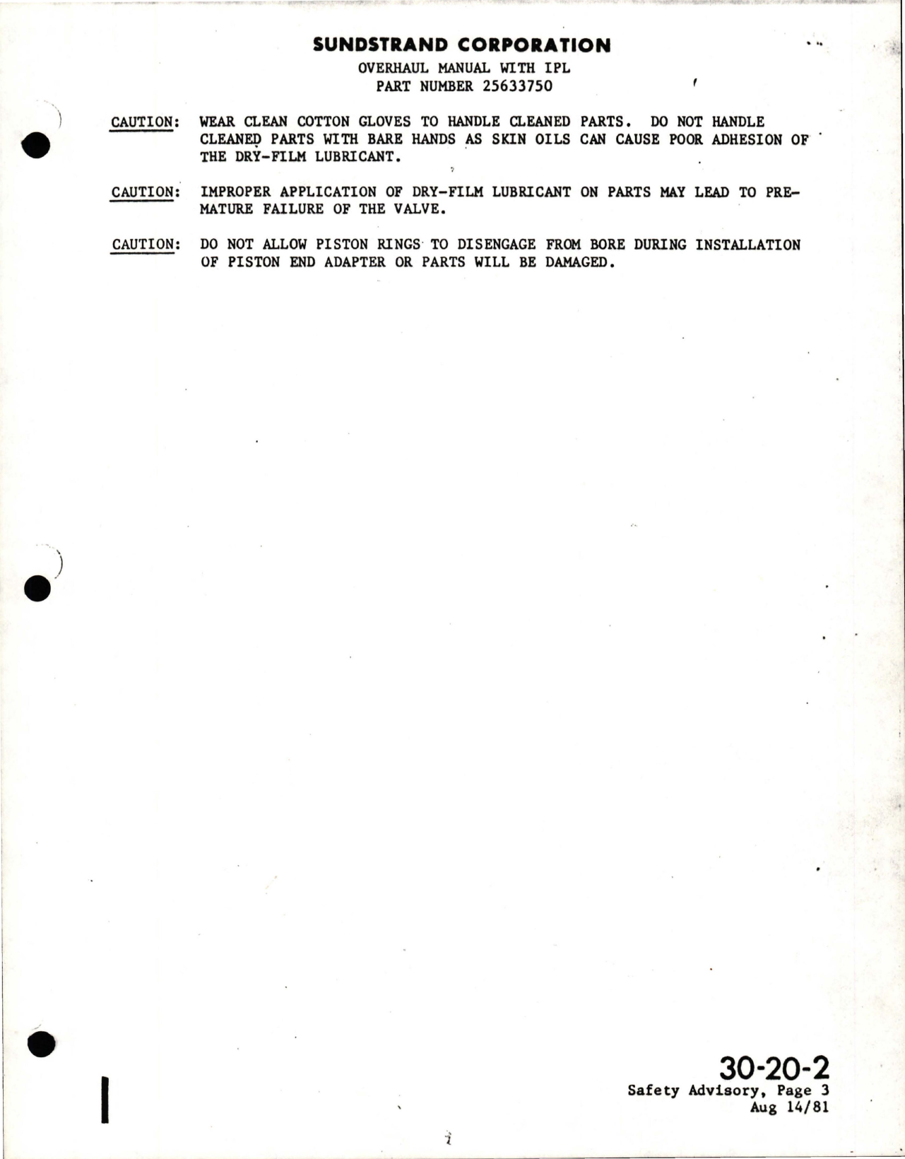 Sample page 7 from AirCorps Library document: Overhaul Manual for Air Valve
