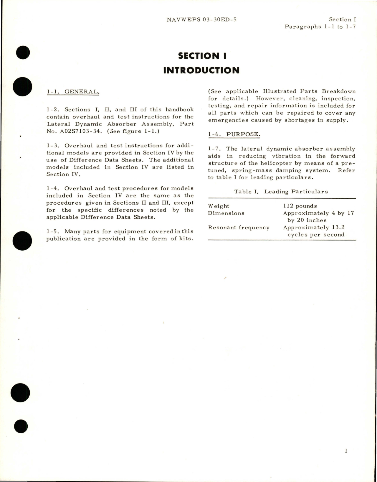 Sample page 5 from AirCorps Library document: Overhaul Instructions for Lateral Dynamic Absorber Assembly - Part A02S7103-34 and A02S7103-41