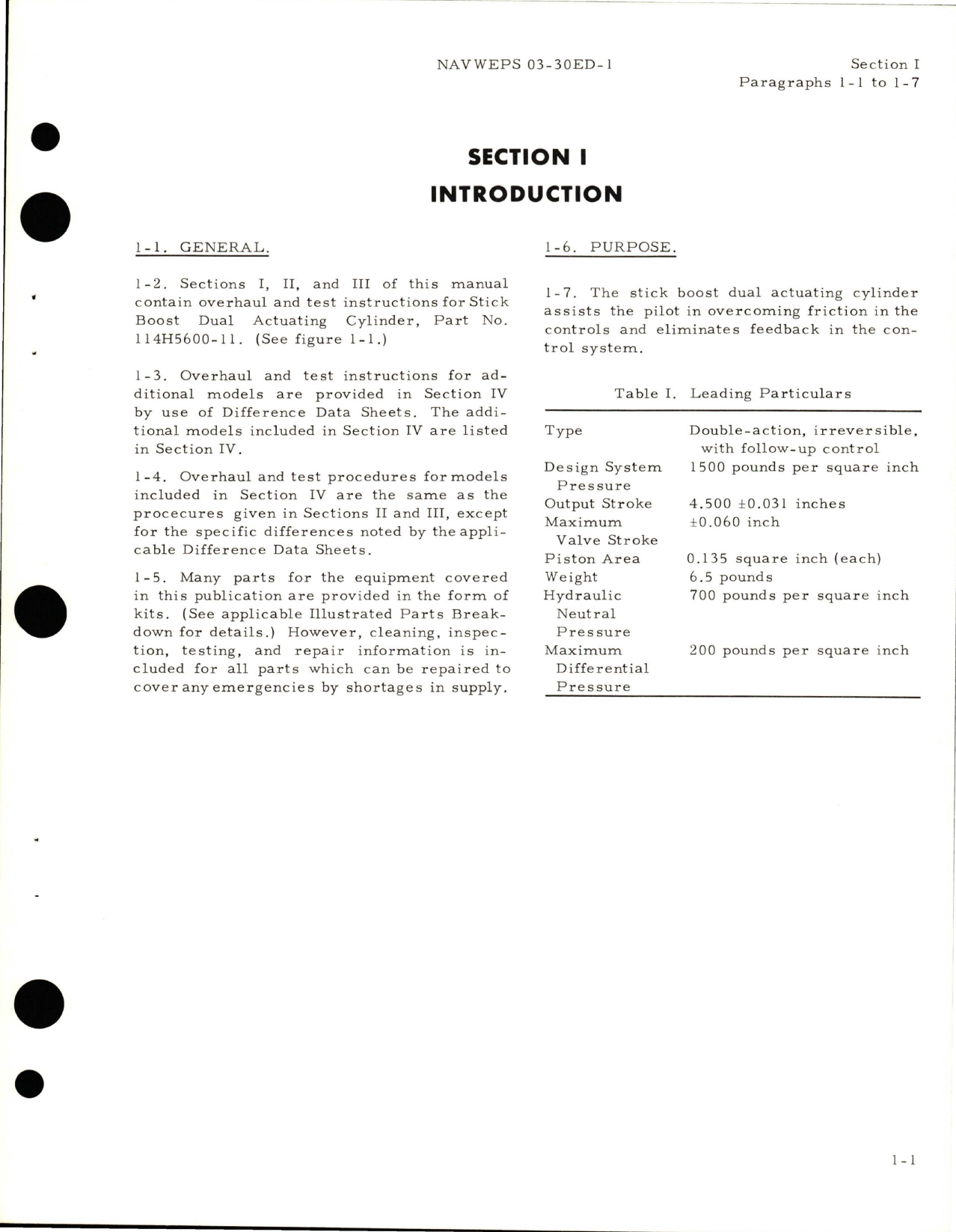 Sample page 5 from AirCorps Library document: Overhaul Instructions for Stick Boost Dual Actuating Cylinder - Part 114H5600-11 and 114H5600-12