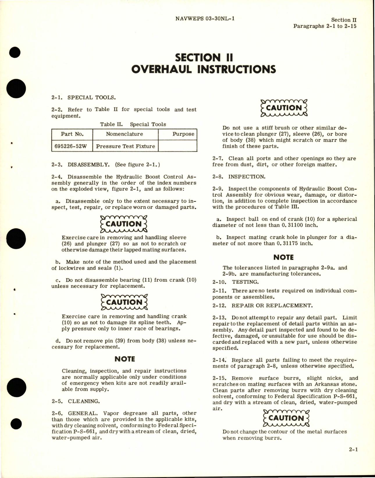 Sample page 7 from AirCorps Library document: Overhaul Instructions for Hydraulic Boost Control Assembly - Parts 137200-3, 137200-4, and 137200-5