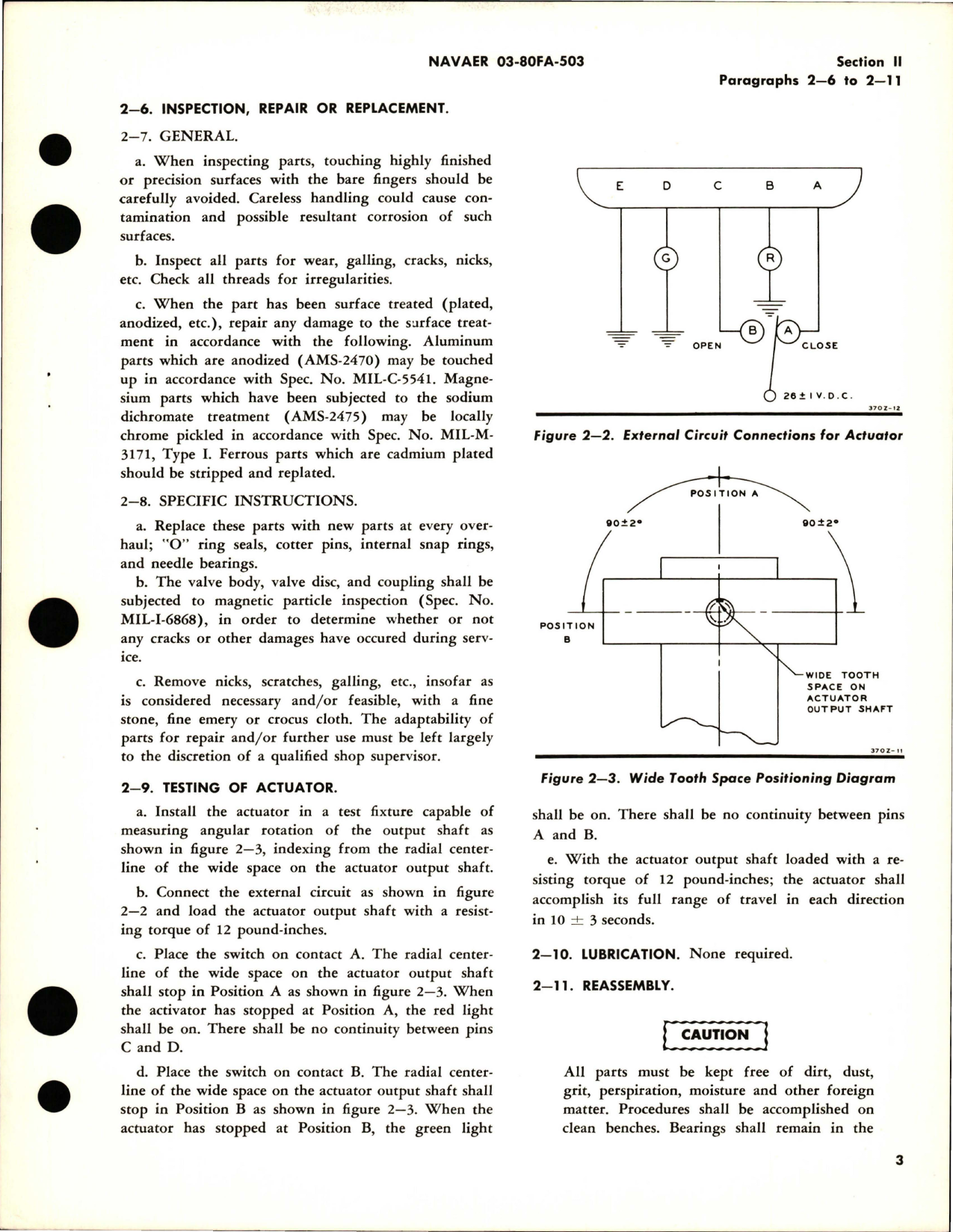 Sample page 7 from AirCorps Library document: Overhaul Instructions for Valve and Actuator Assemblies - Assembly No. 81388, 81399, and 90437