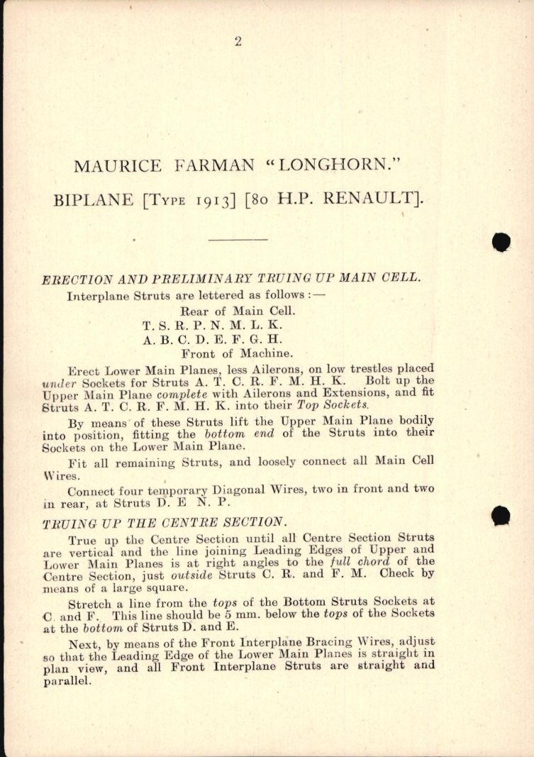 Sample page 22 from AirCorps Library document: RAF Technical Notes for Aeroplanes M-Z