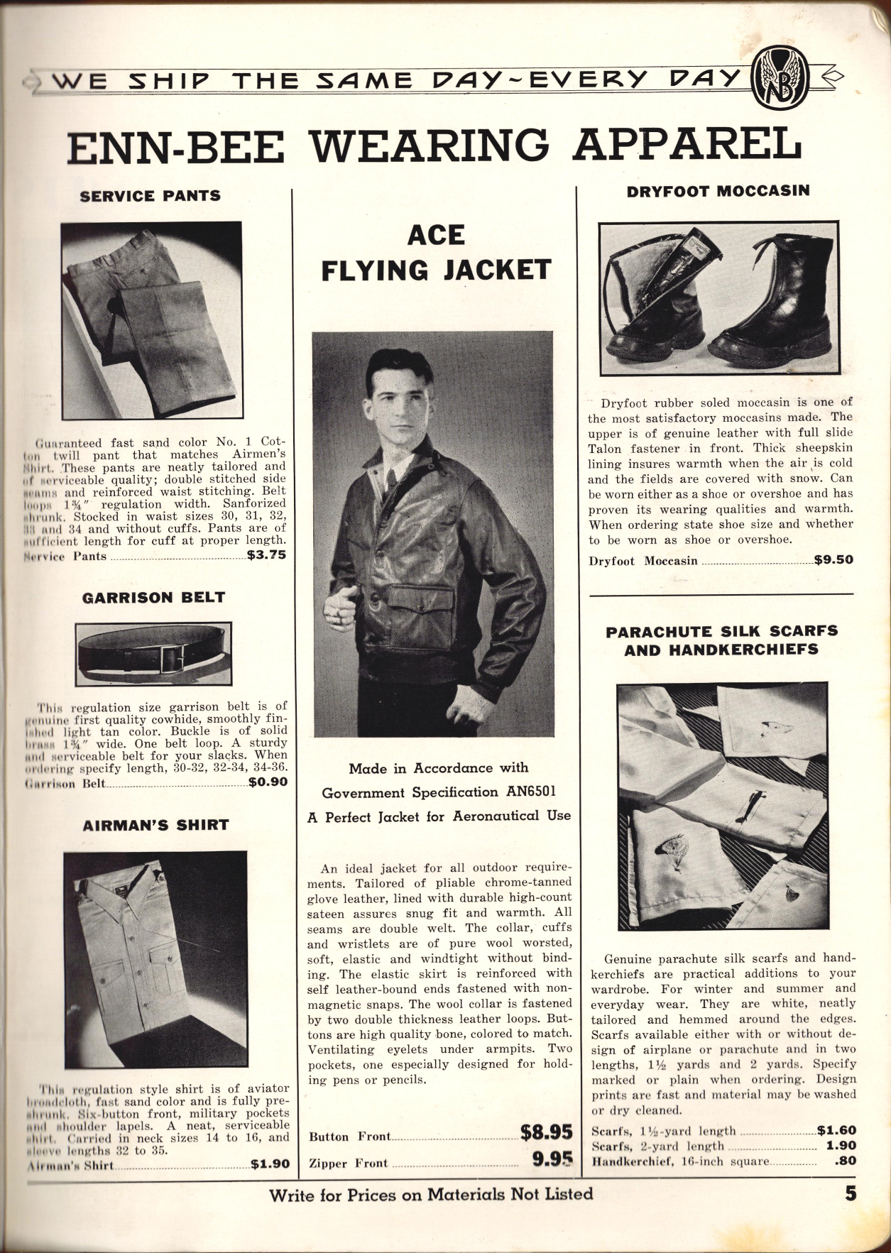 Sample page 15 from AirCorps Library document: Aeronautical Parts & Supplies