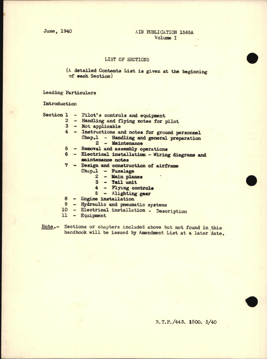 Sample page 8 from AirCorps Library document: The Spitfire I Aeroplane with Merlin II Engine