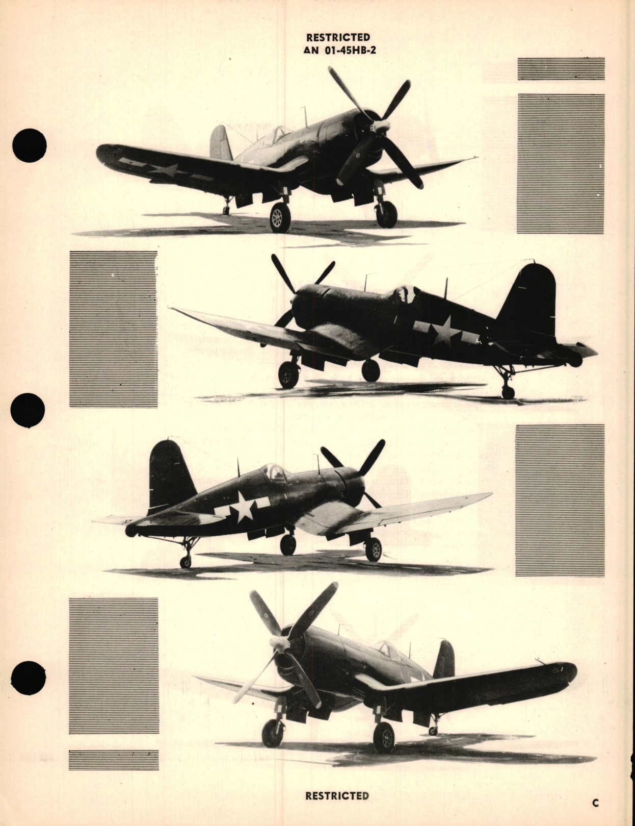 Sample page 7 from AirCorps Library document: Erection and Maintenance Instructions for Navy Model, F4U-4, FG-4