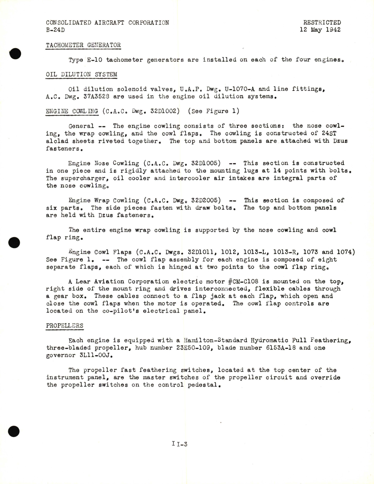 Sample page 7 from AirCorps Library document: Power Plant Information for the Model B-24D 