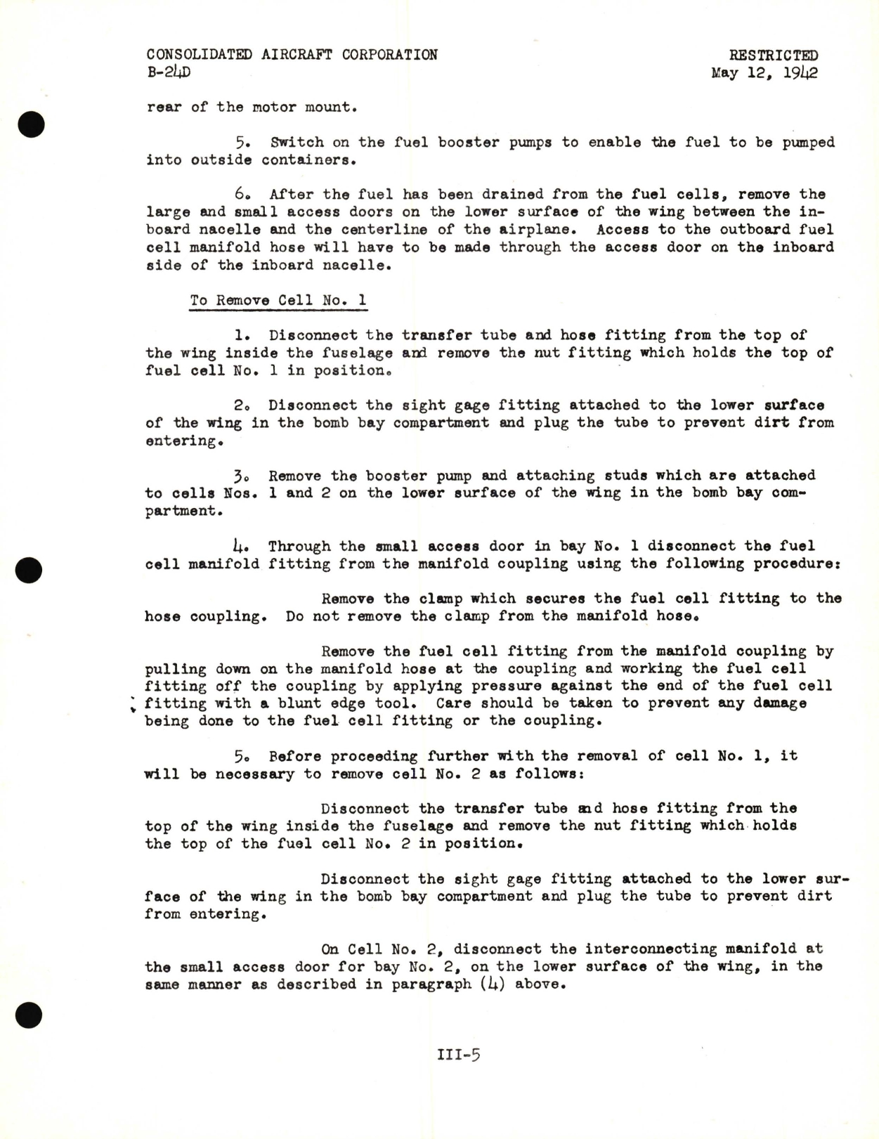 Sample page 9 from AirCorps Library document: Fuel and Oil Systems Information for the Model B-24D