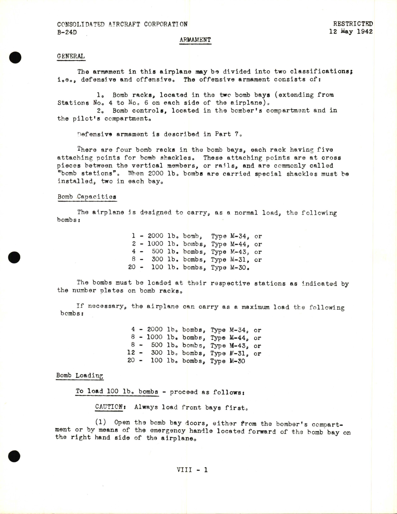 Sample page 5 from AirCorps Library document: Armament Information for the Model B-24D